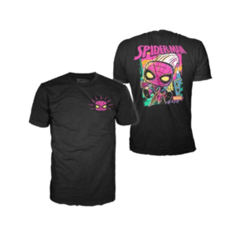 Target Spider-Man Blacklight Funko T-Shirt